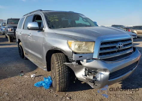 2010 Toyota Sequoia Limited 5.7L V8 from USA, damaged, VIN 5TDJY5G10AS035113